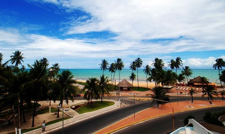 Praia de Jatiúca em Maceió Praia de Jatiúca em Maceió