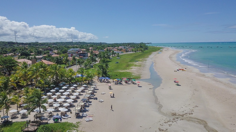 Praia de Paripueira próxima a Maceió Praia de Paripueira próxima a Maceió