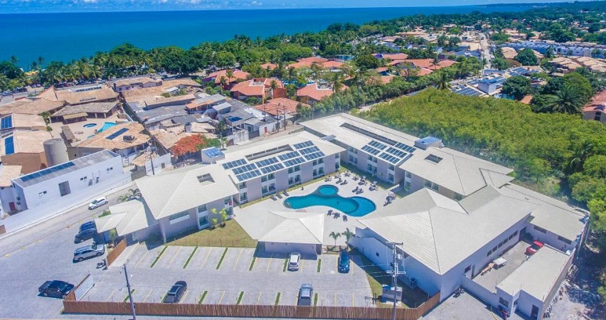 Vista panorâmica de hotel em Porto Seguro Vista panorâmica de hotel em Porto Seguro