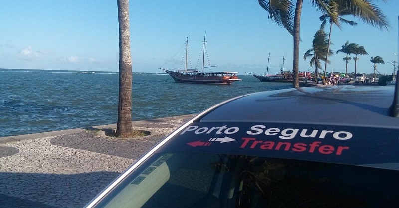 De transfer/translado do aeroporto ao centro de Porto Seguro De transfer/translado do aeroporto ao centro de Porto Seguro