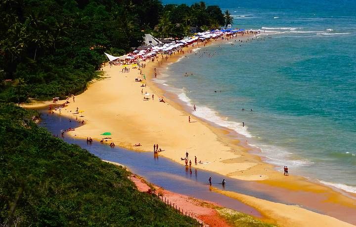 Praia da Pitinga em Arraial d'Ajuda Praia da Pitinga em Arraial d'Ajuda