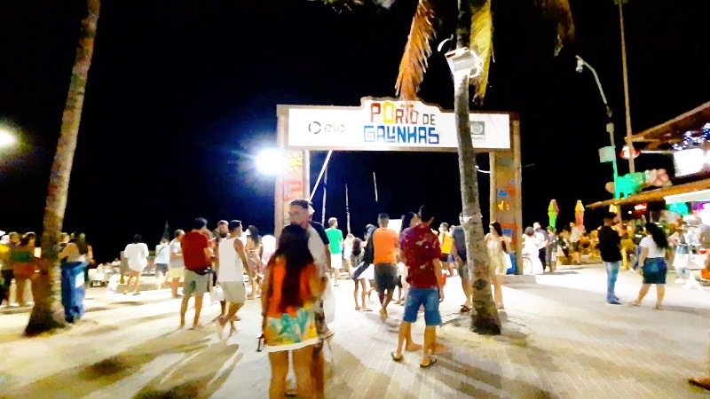 Noite no Centro de Porto de Galinhas Noite no Centro de Porto de Galinhas