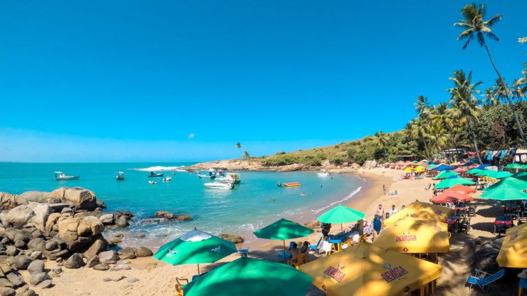 Estrutura de praia em Cabo de Santo Agostinho Estrutura de praia em Cabo de Santo Agostinho